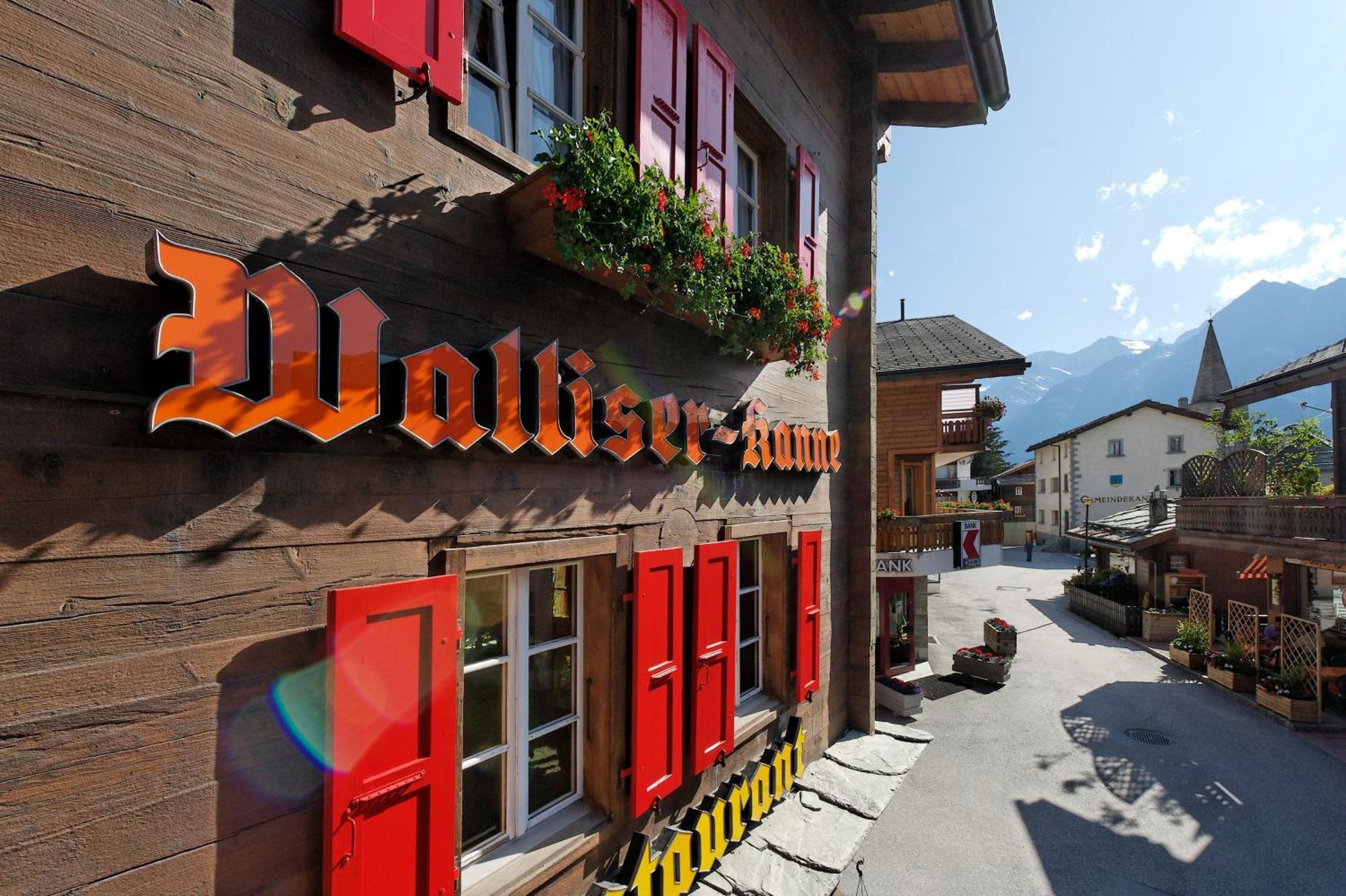 Hotel Walliserkanne Грахен Экстерьер фото